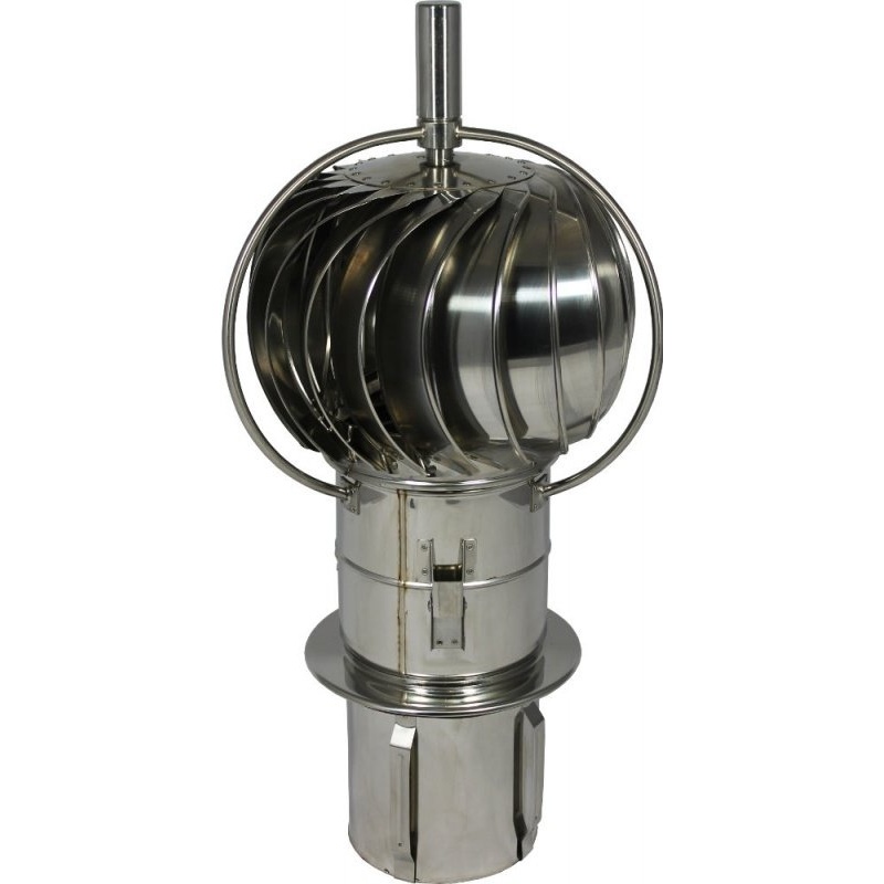 Turbowent 200mm insteek draaikap TUZ200-CHCH-PTU