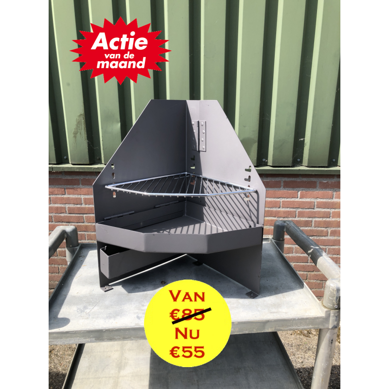 Inklapbare 2mm staal BBQ