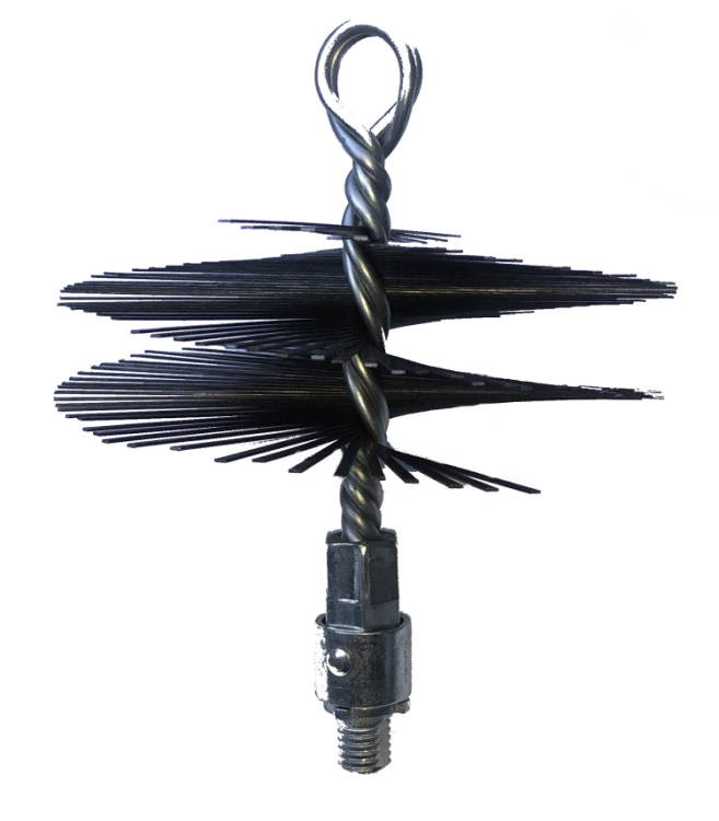 Staalborstel Ø180mm met klik-blokkeersysteem